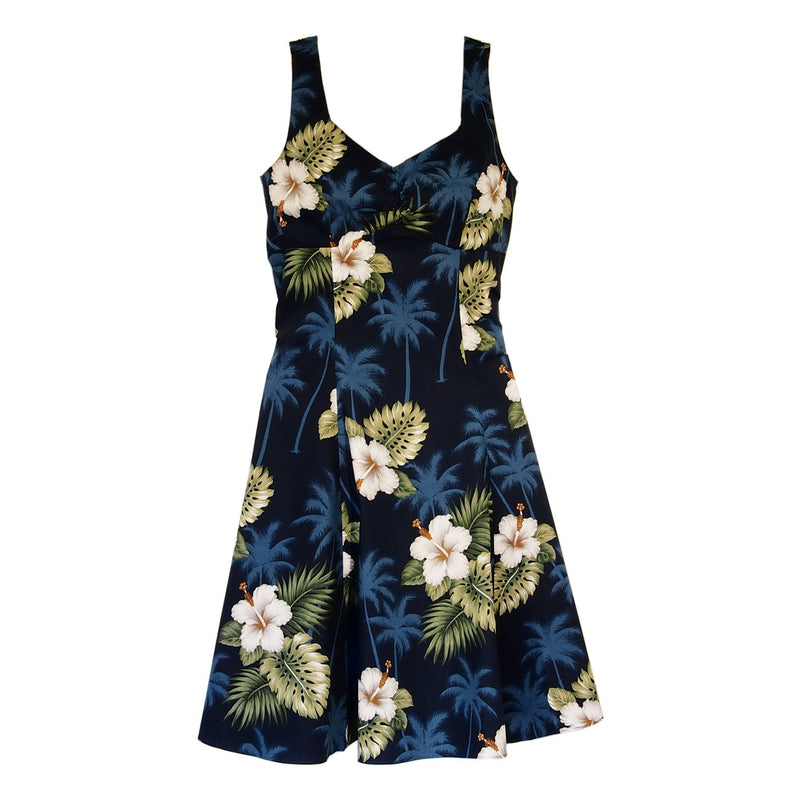 Hilo Blue Hawaiian Sundress - PapayaSun