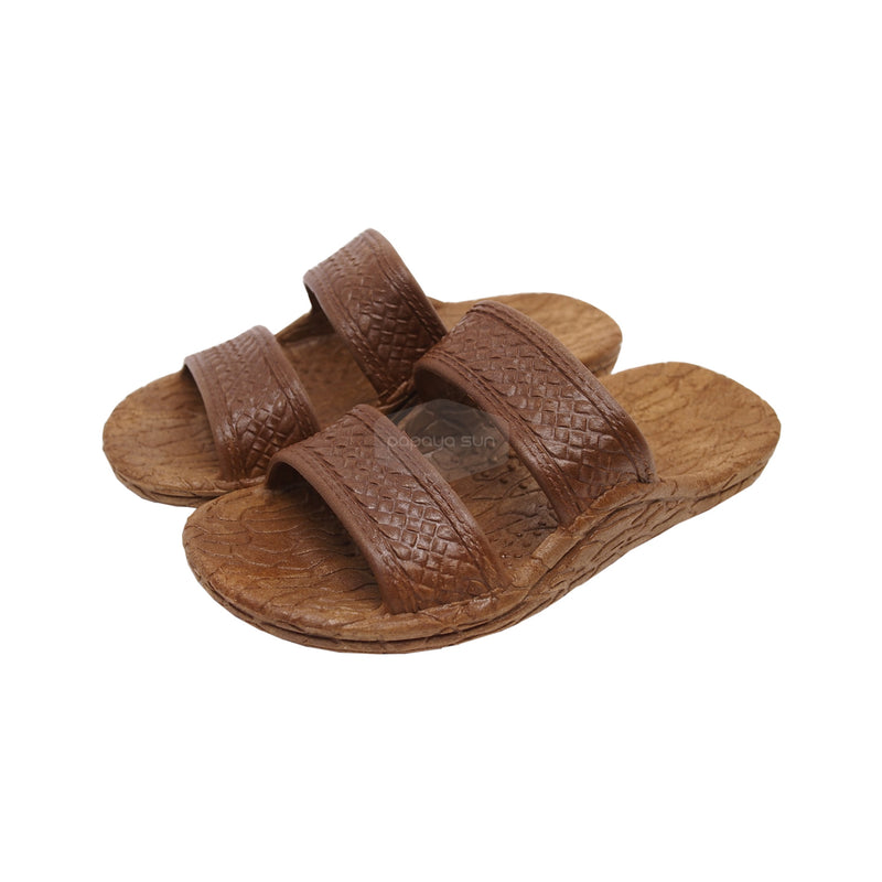 Kids Brown Jesus Sandal - PapayaSun