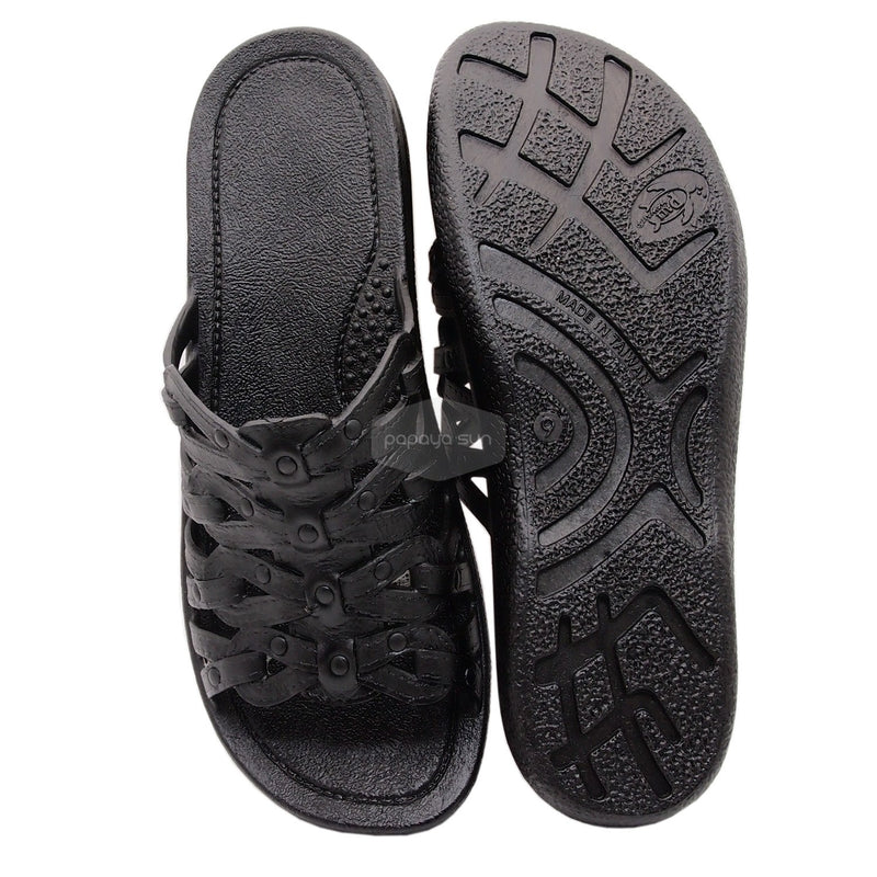 Black Tia Pali Hawaii Sandal - PapayaSun