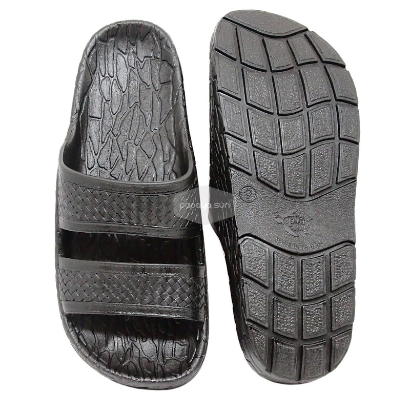 Pali Hawaii Black Cruise Jandals Sandal "NEW JESUS SANDAL" - PapayaSun